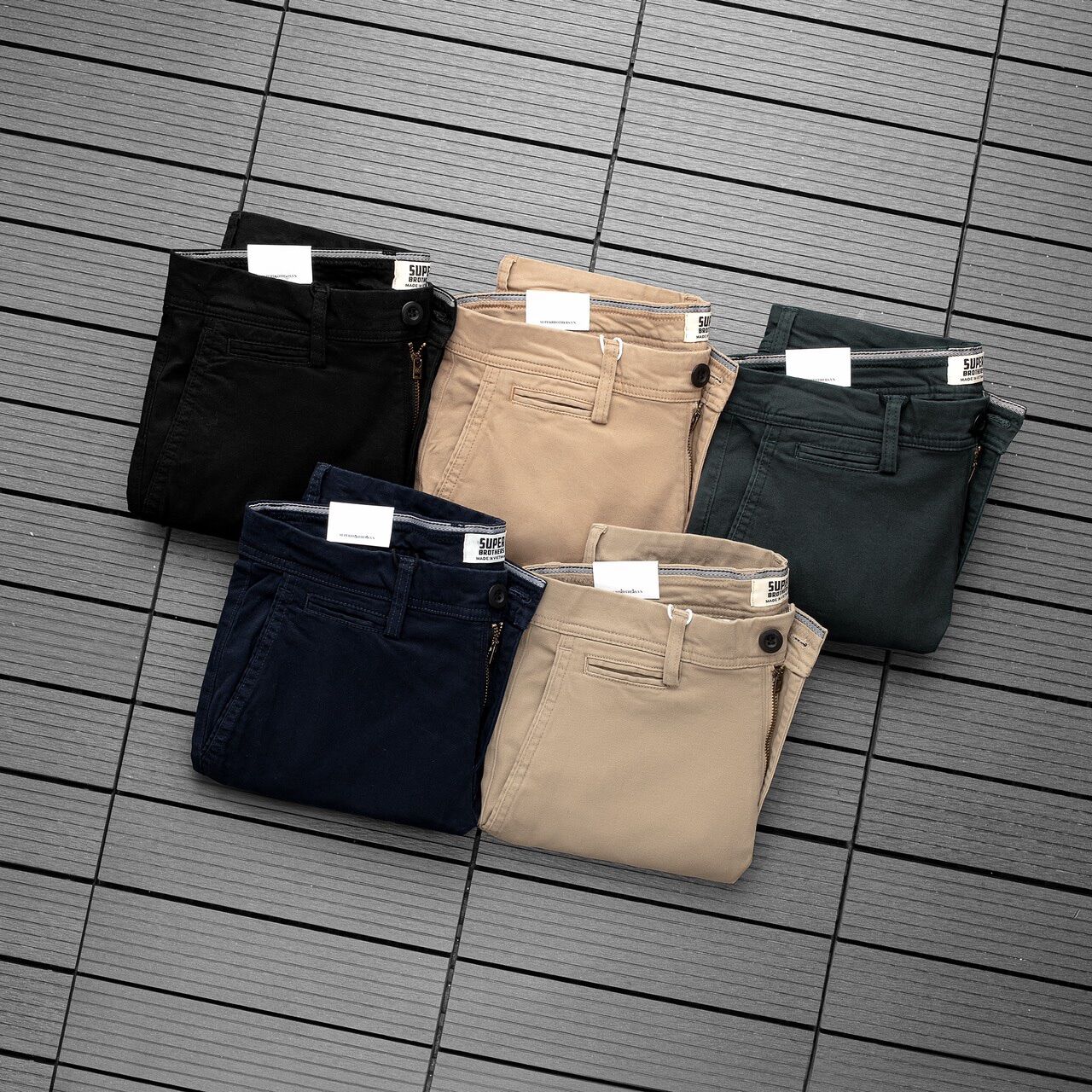 [VNXK] Quần kaki nam Super Brothers form slimfit