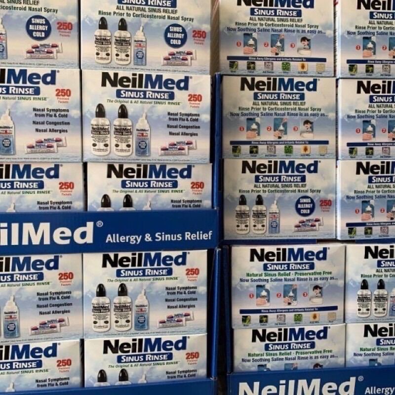 COMBO 50 / 100 GÓI MUỐI NEILMED RỬA MŨI MỸ (TÁCH LẺ)
