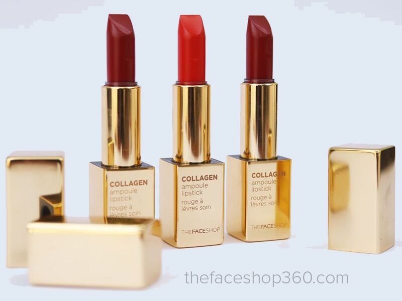 [HCM]Son Thỏi Collagen Ampoule Lipstick The Face Shop