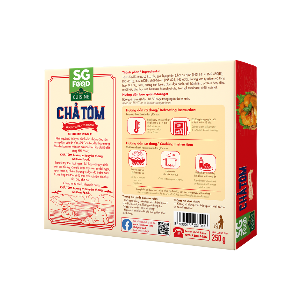 (Chỉ giao HCM) Chả tôm SGFood 200g
