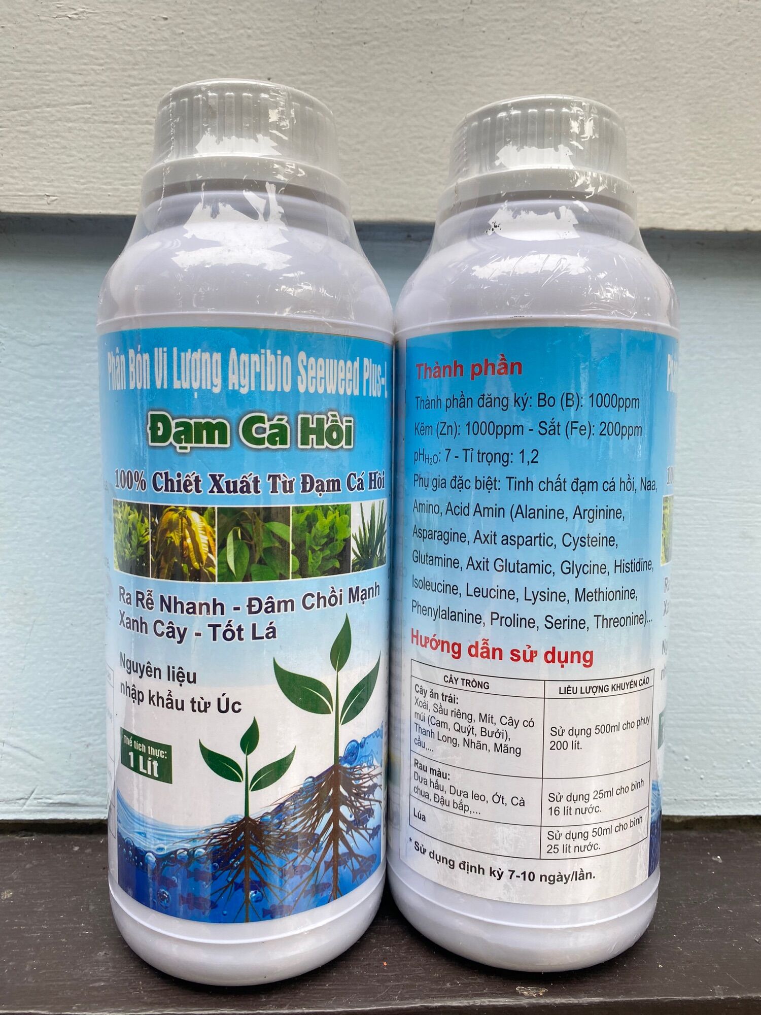 Đạm cá hồi chai 1 lit của An phát nông