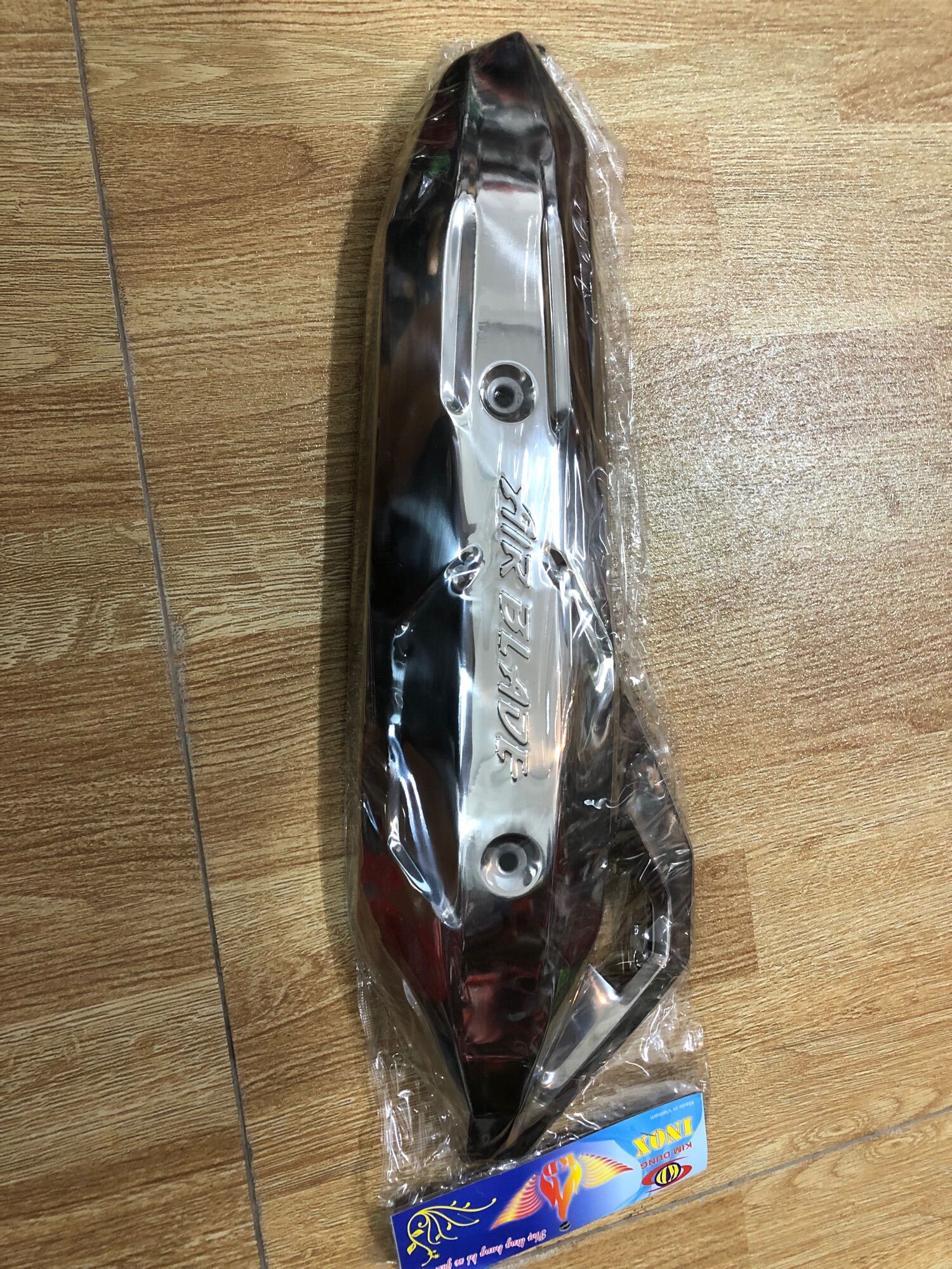 Ốp pô xe AB Air blade 2016->2019 ( Inox cực chất lượng)