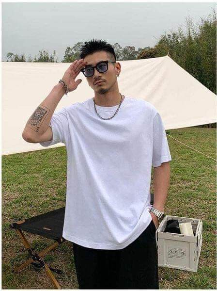 Unisex Oversize T-Shirt 100% Cotton - Kirkland T-Shirts Big Size S m L XL XXL - 2