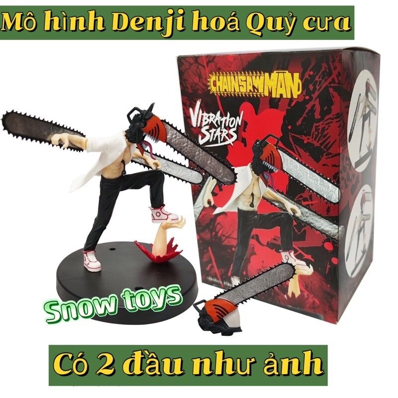 Mô hình Chainsaw Man - Nhân vật Denji hóa Quỷ cưa máy - Kích thước Denji Cao - Fullbox Chainsaw man Quỷ cưa