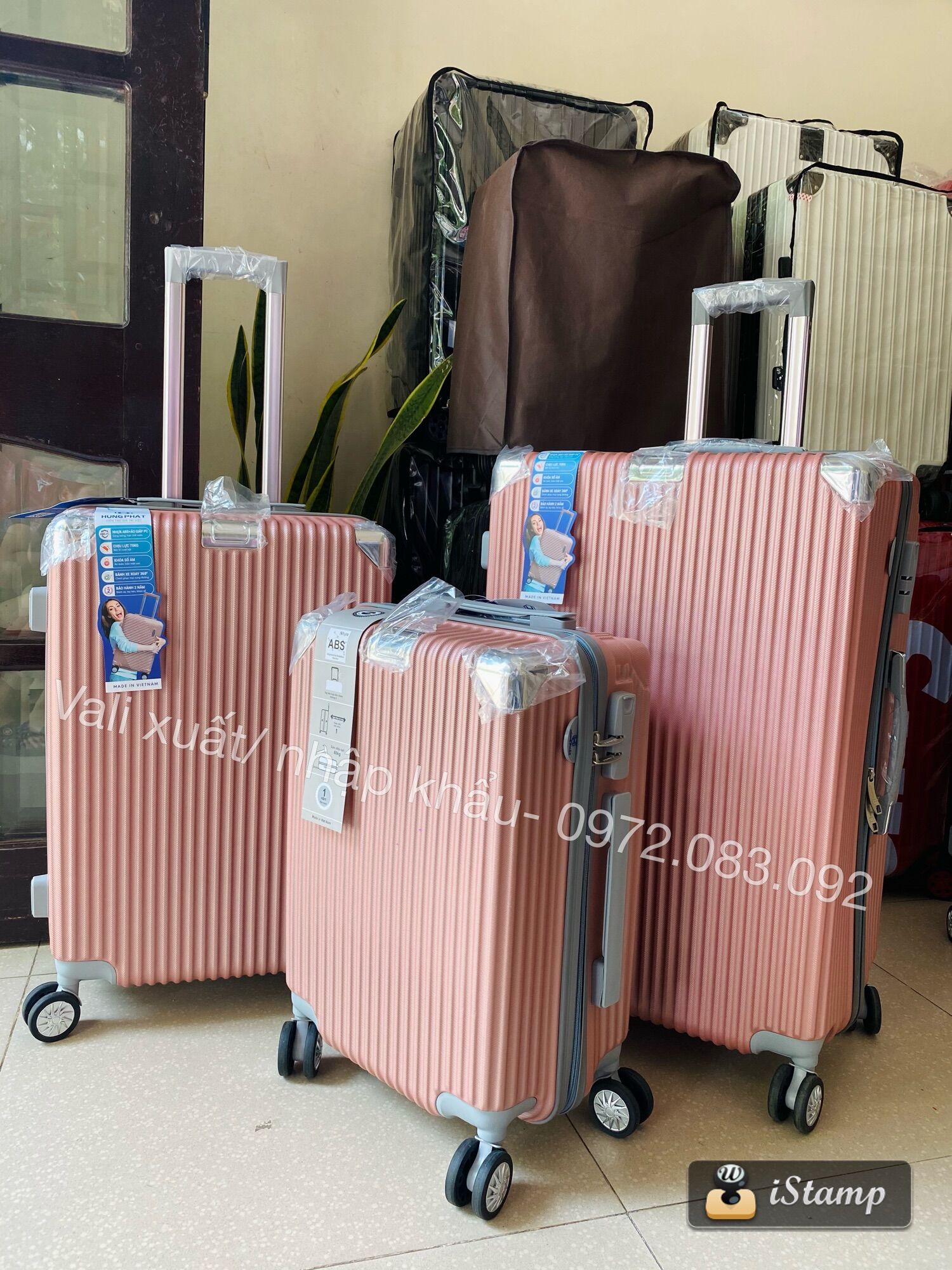 VALI VIỆT NAM XUẤT KHẨU( size 24- video quay mẫu)