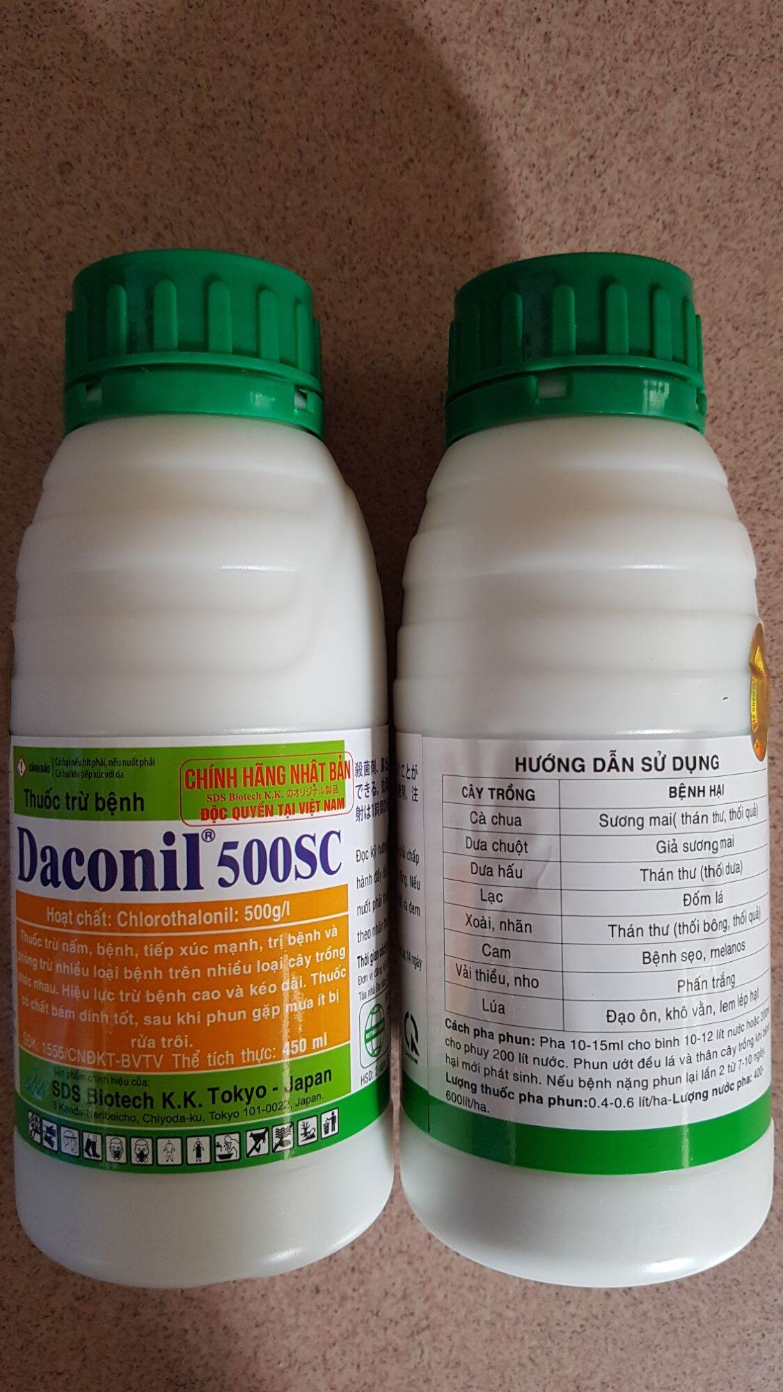 Thuốc trừ nấm bệnh DACONIL 500SC 450ml