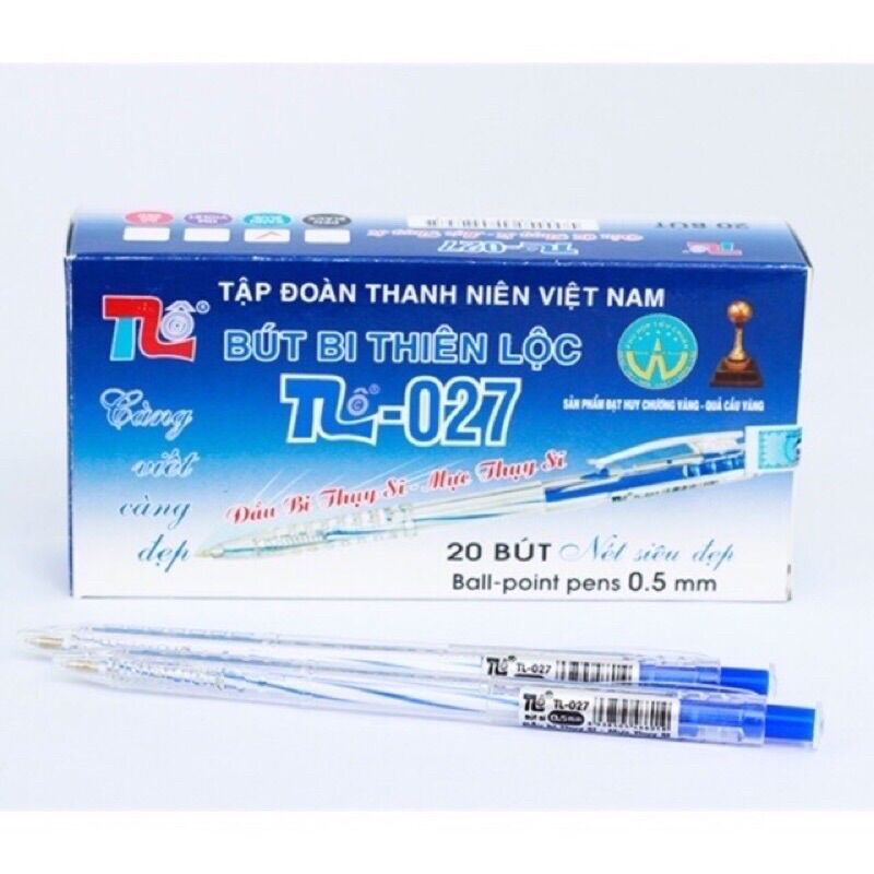 💥 Set 10 Cây Bút Bi nét Nhỏ, Thiên Lộc (nét:0.5mm)