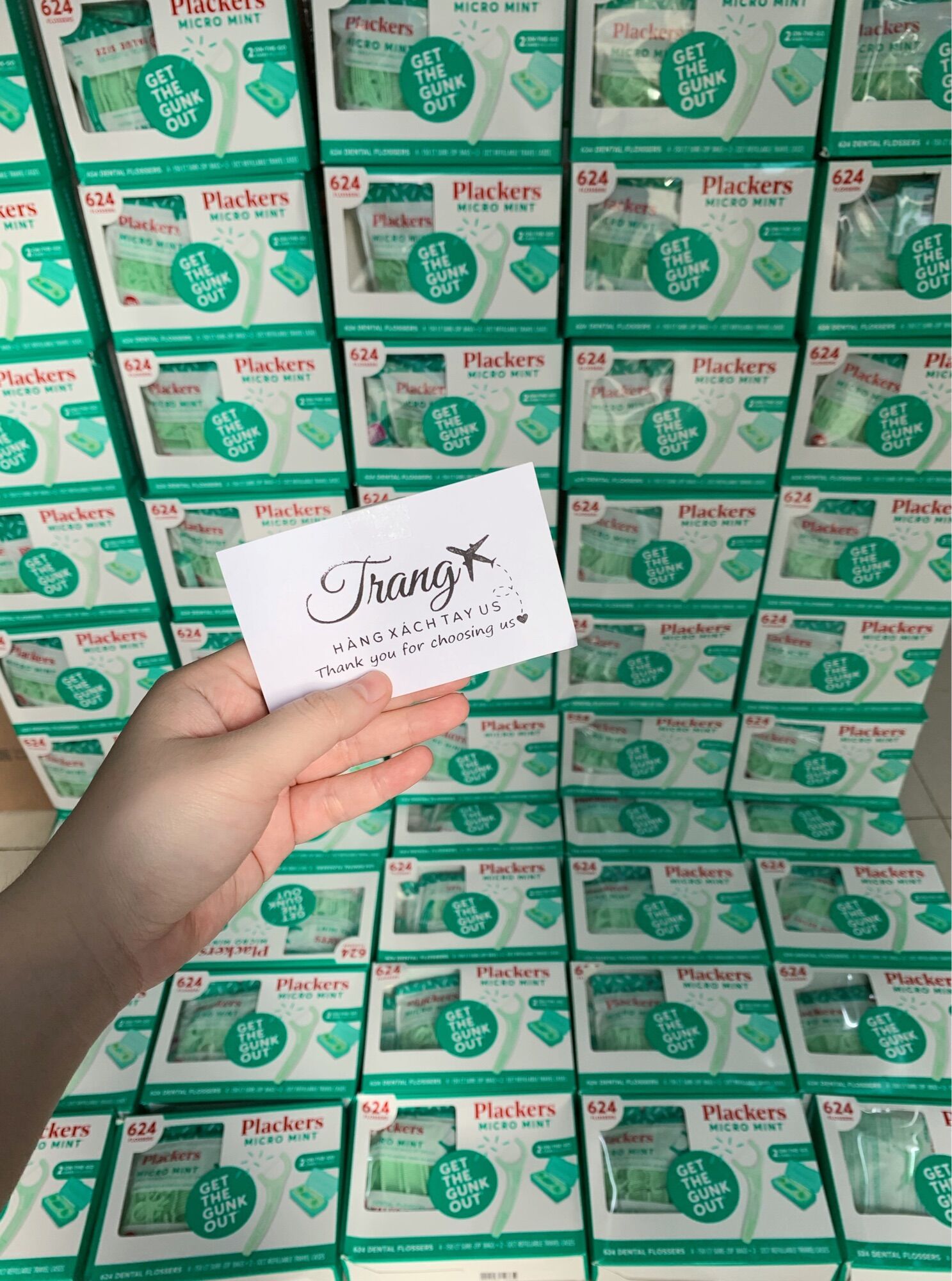 Lẻ 1 hộp tăm chỉ nha khoa Plackers