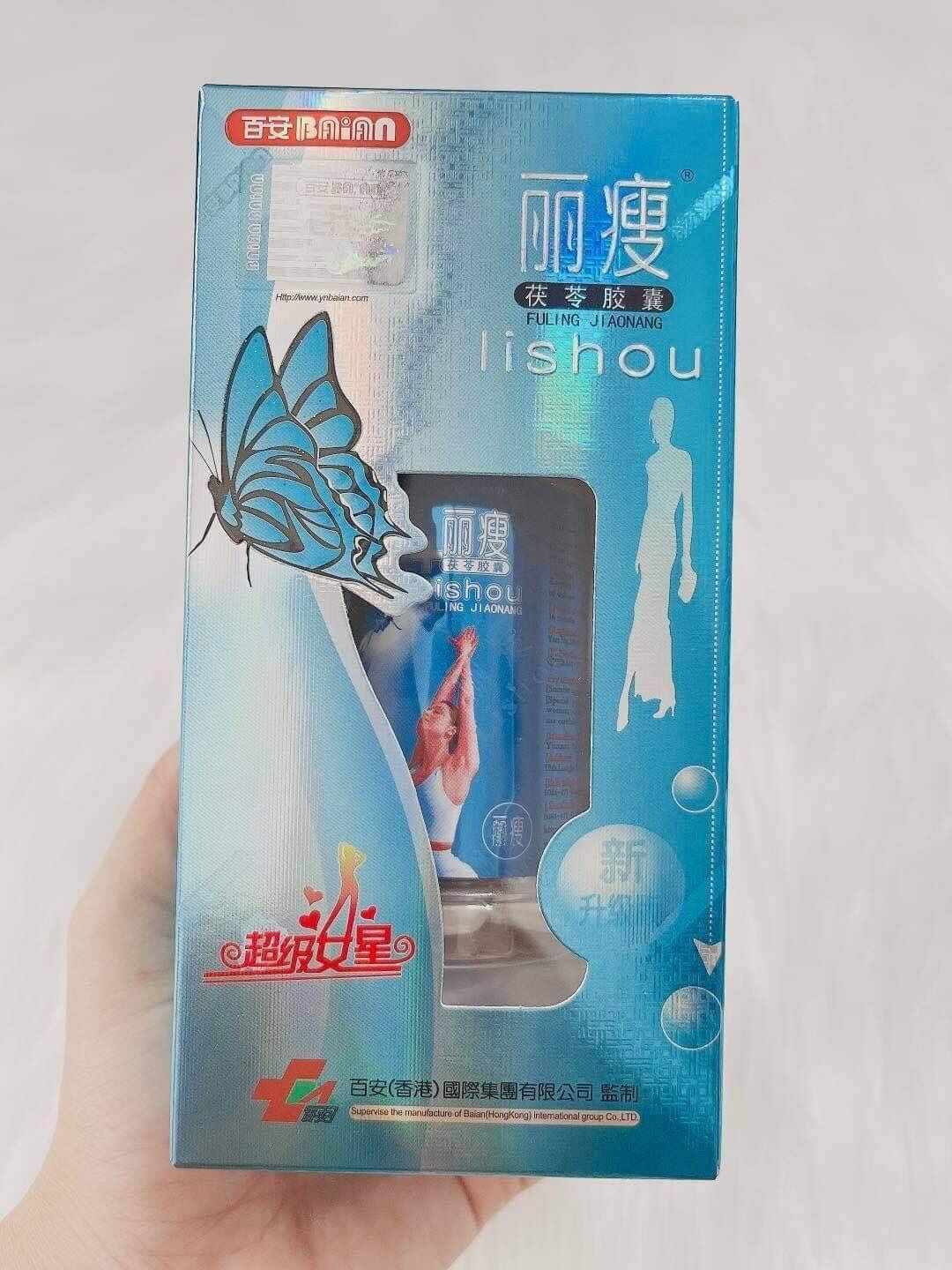 Giảm Cân Lishou Phục Linh Xanh