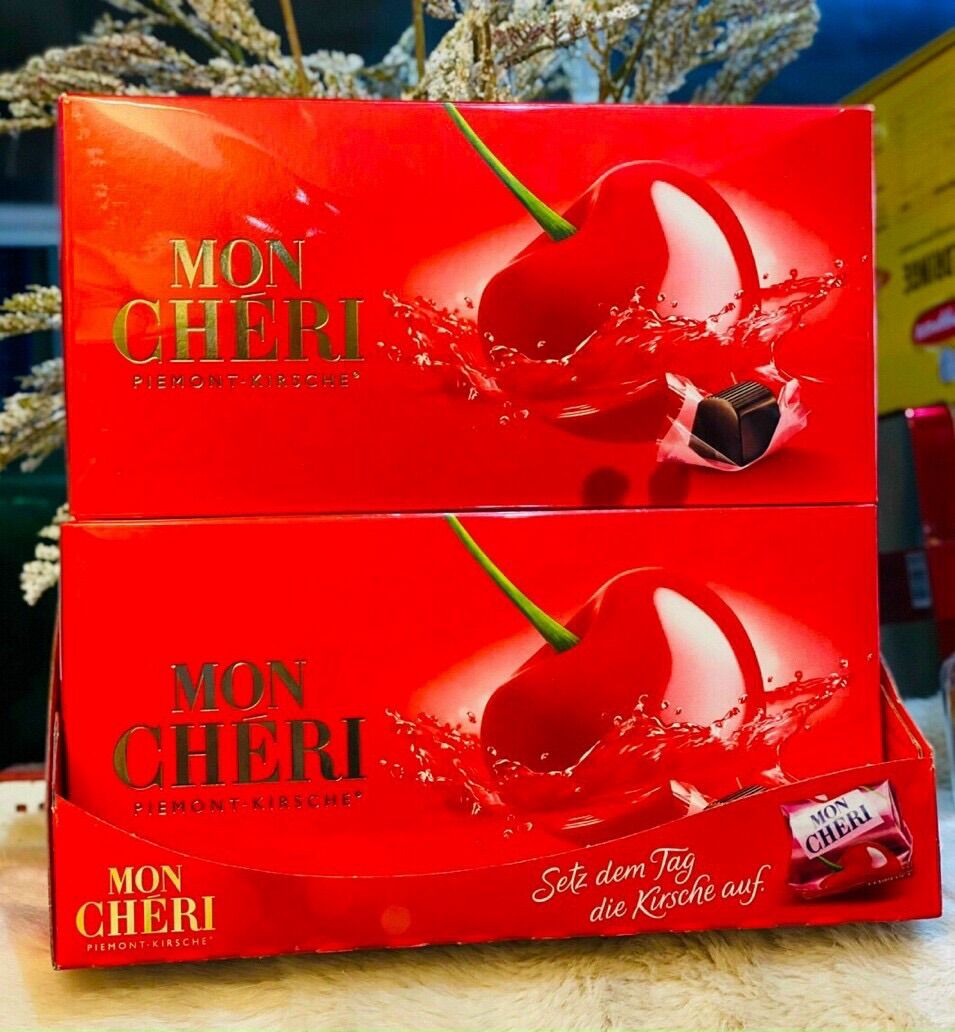 Socola nhân rượu và anh đào mon chéri 157g