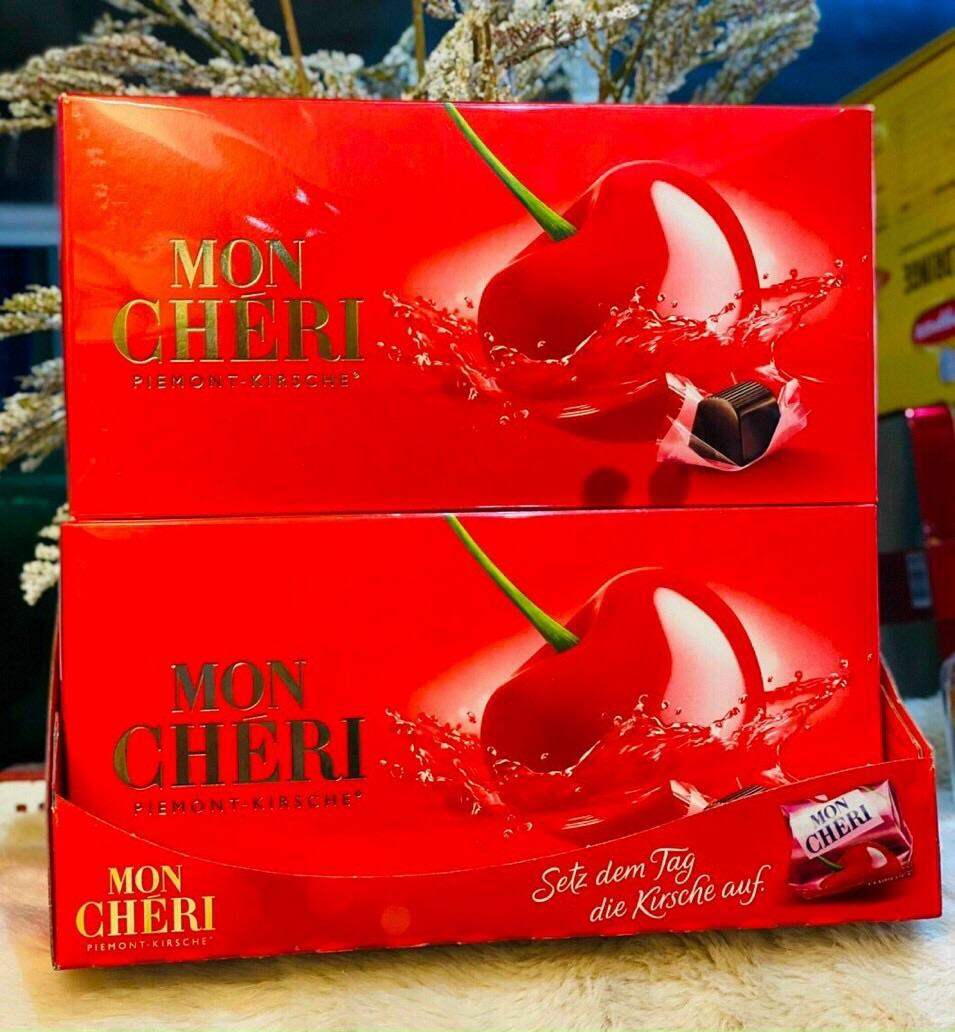 Socola  Nhân Rượu Và Anh Đào Mon Chéri 157g