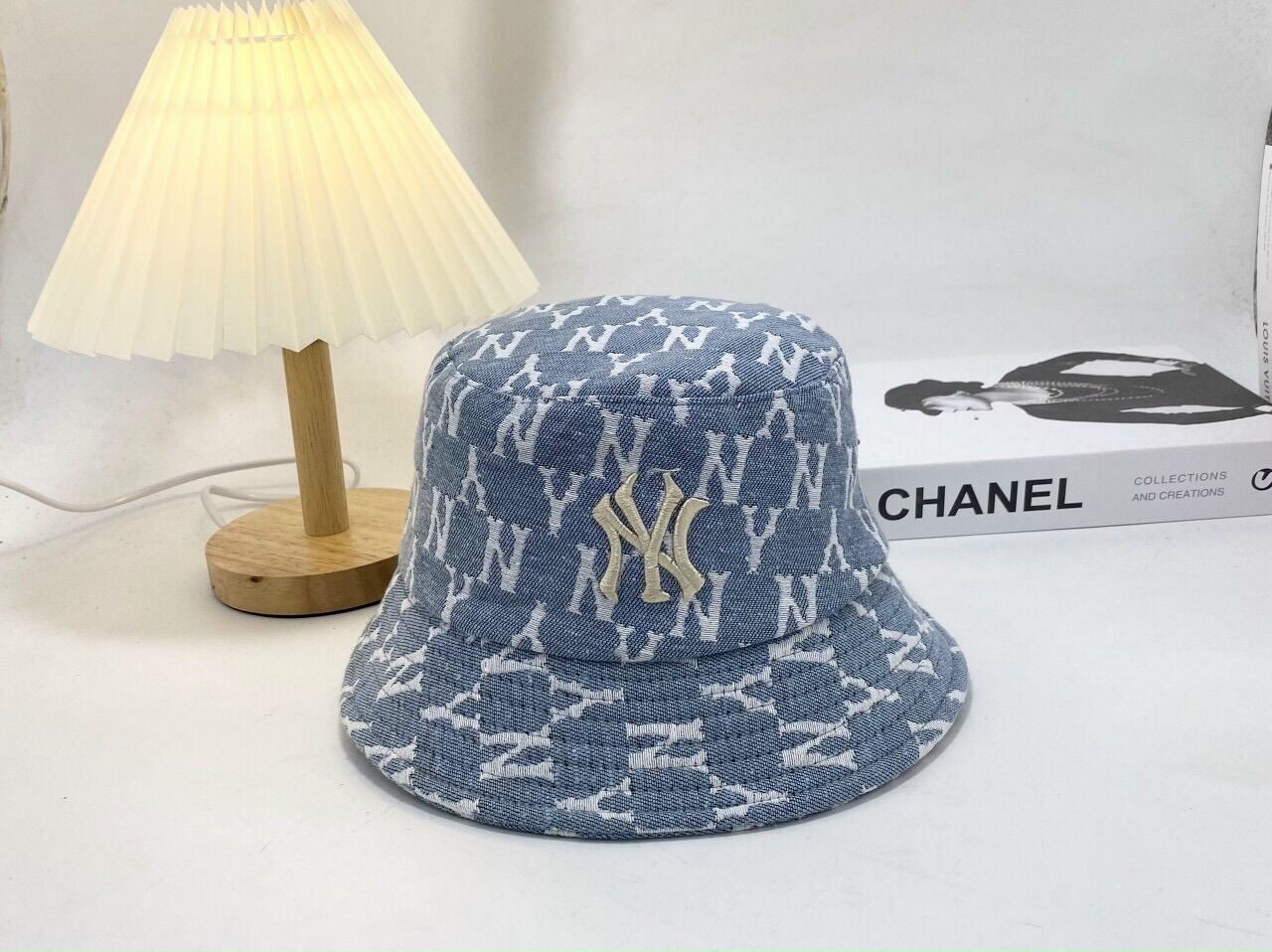 Mũ Mlb Bucket denim 3 màu Full Tag code