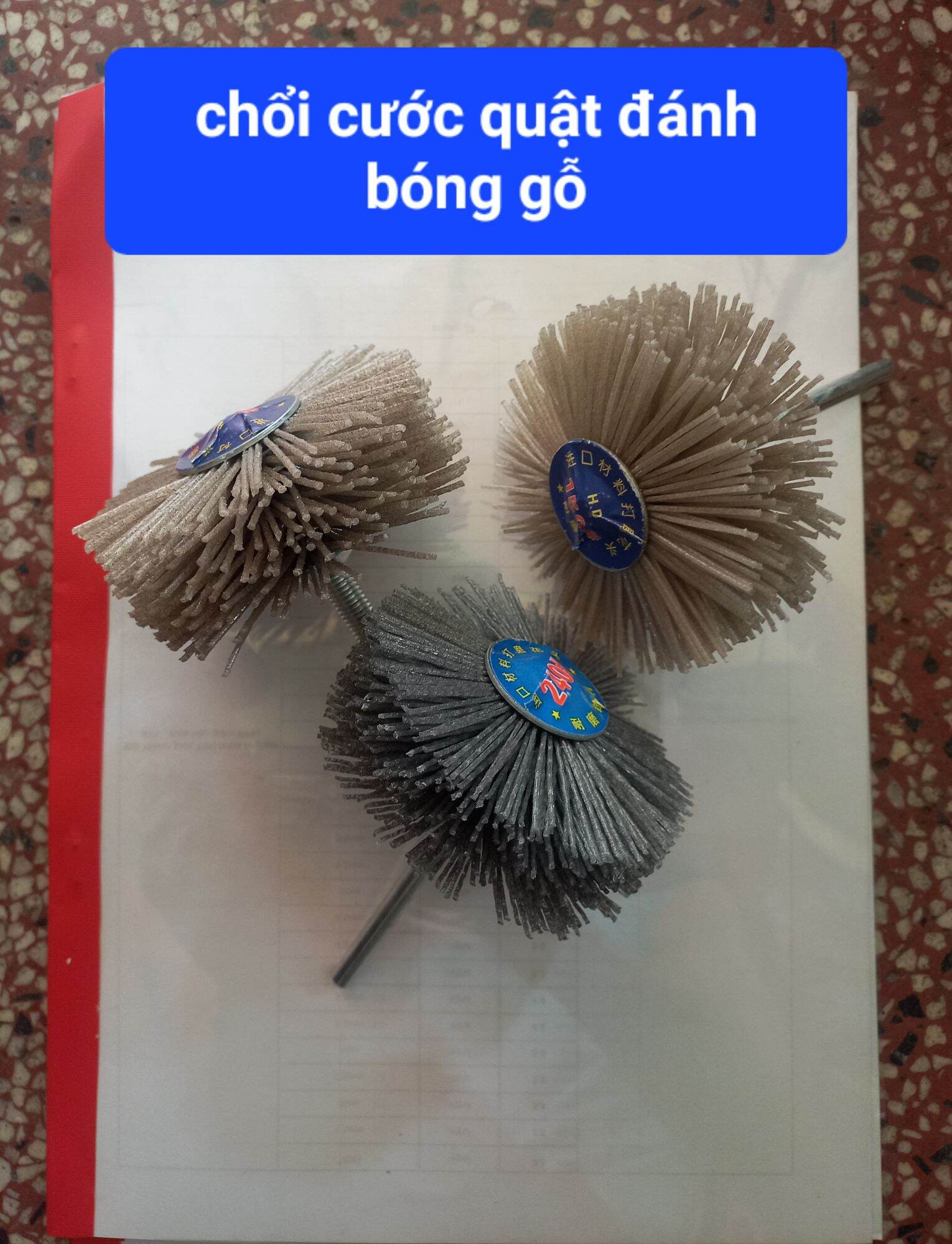 Chổi cước quật đánh bóng gỗ
