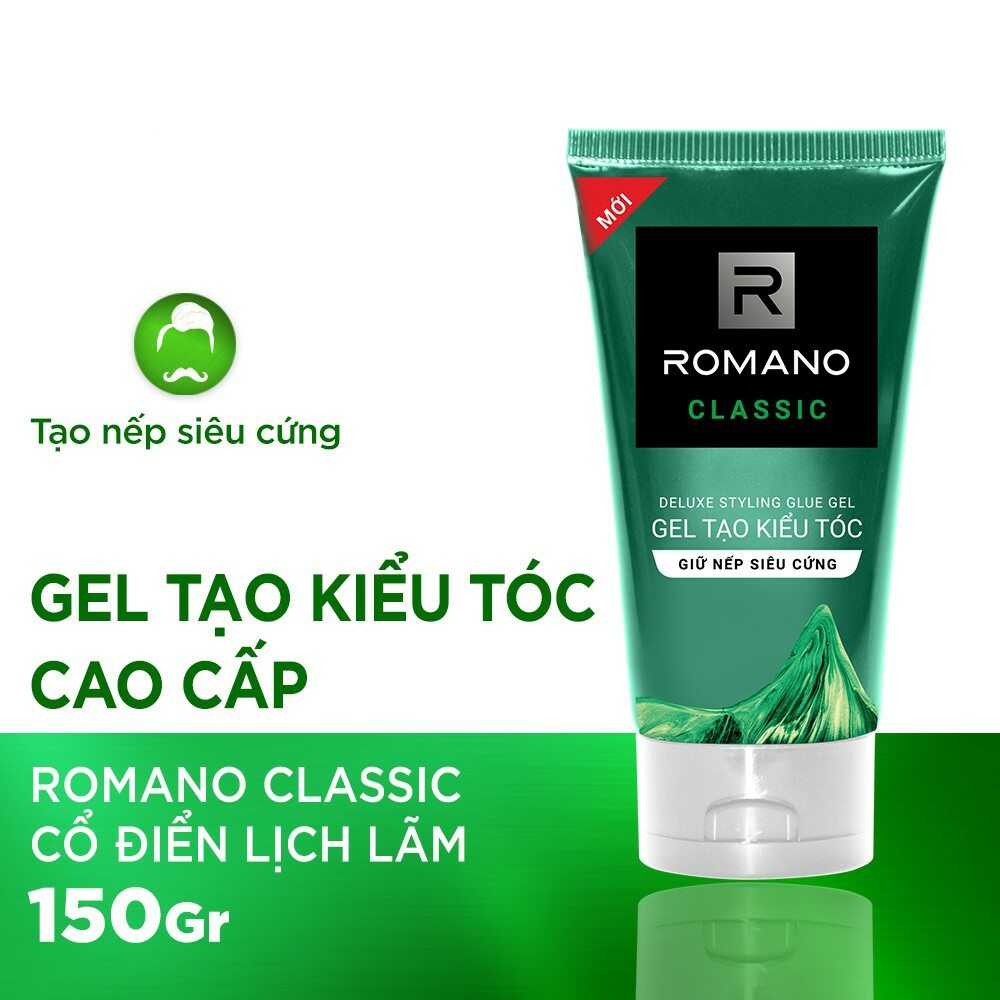 Gel vuốt tóc Romano Classic 150g