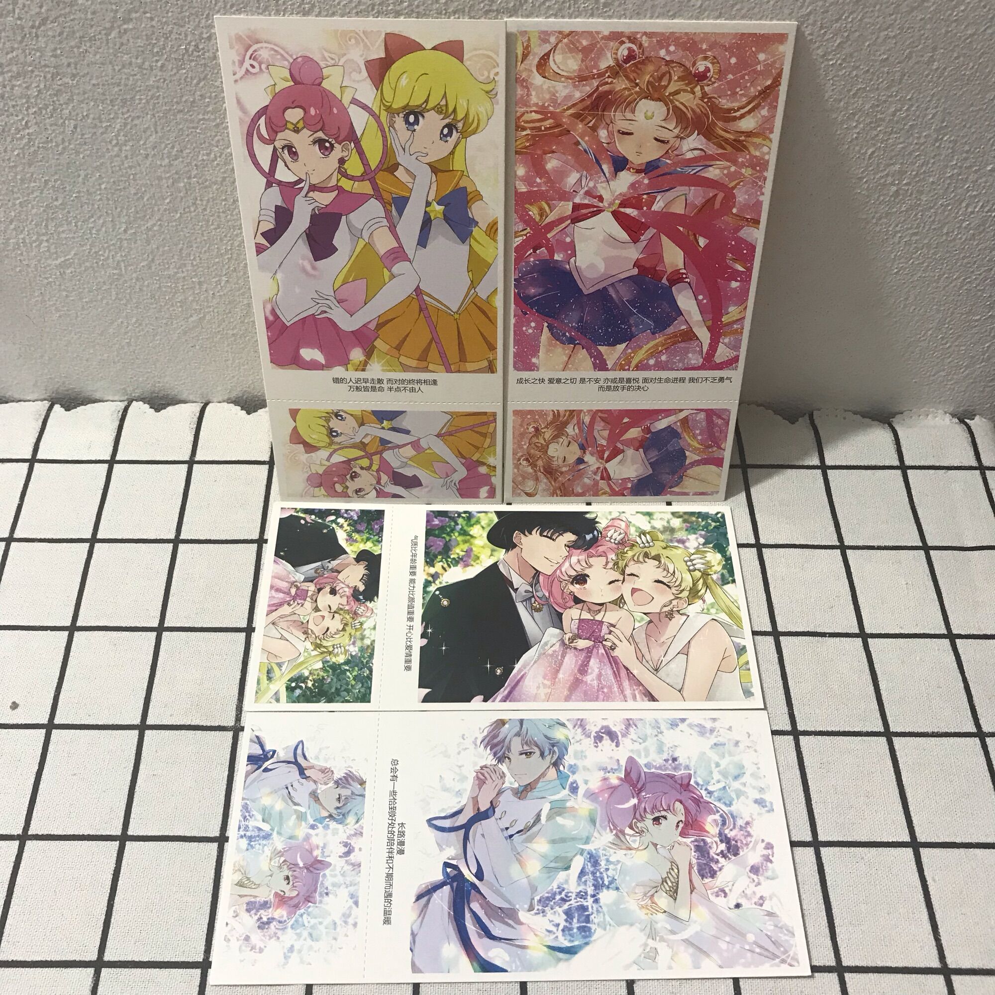 Postcard Sailor Moon Thuỷ thủ Mặt Trăng