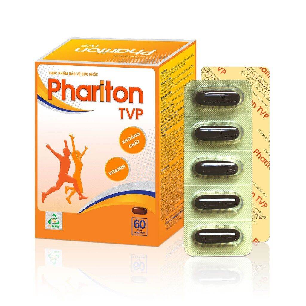 TPCN Phariton bổ sung vitamin và khoáng chất, bồi bổ cơ thể