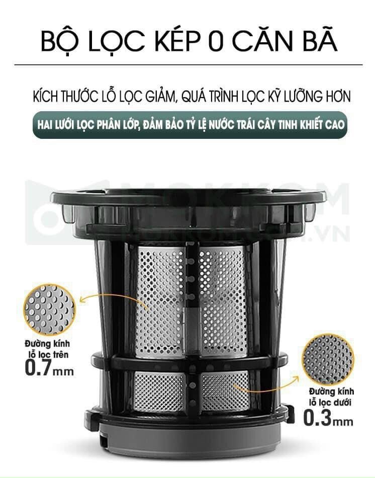 MÁY ÉP CHẬM MOKKOM ĐỜI 2022 CỔ ÉP RỘNG MK199 200W