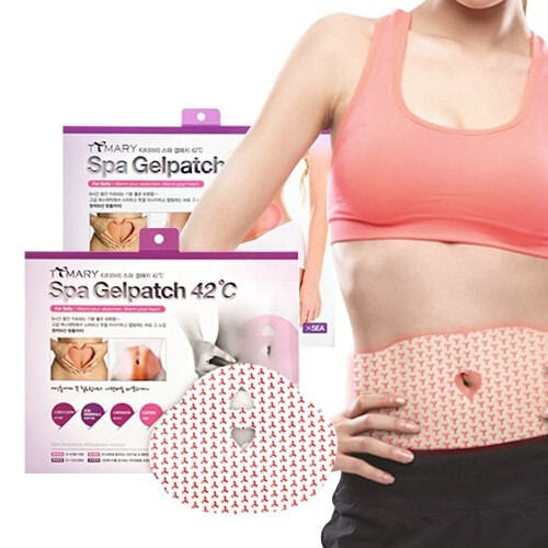 Miếng dán tan mỡ bụng spa gel patch 42°c hàn quốc , linglinhshop