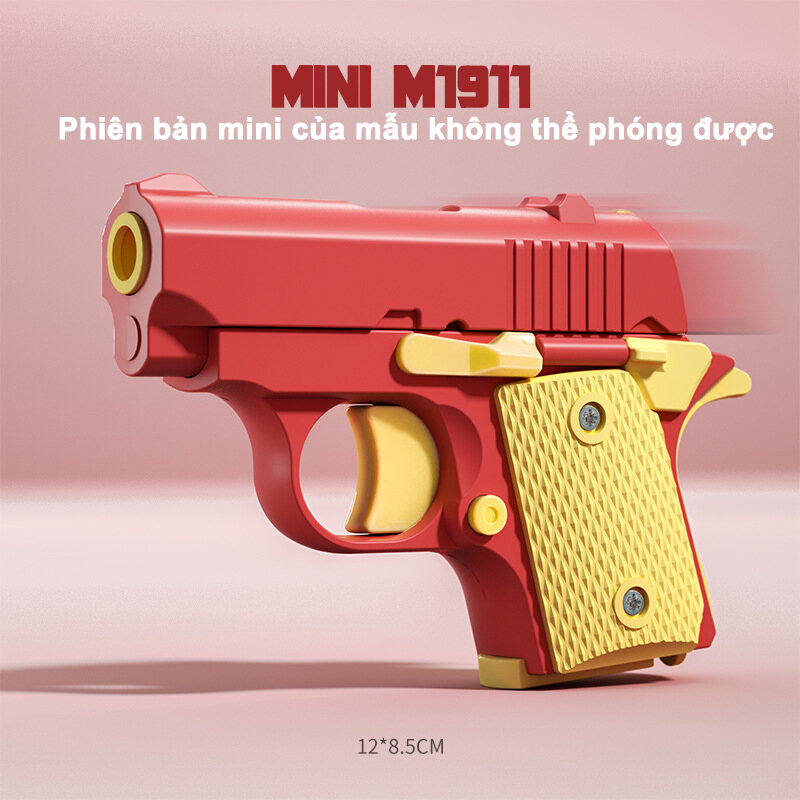 VẬN CHUYỂN 24 GIỜ - Súng Cà Rốt M1911 In 3D Súng Củ Cải Đồ Chơi Vô Tri Súng Trọng Lực Giải Tỏa Stres