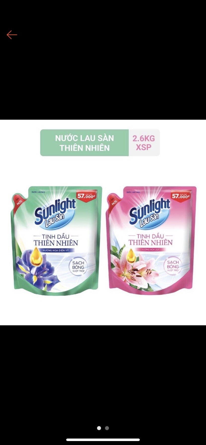 Nước Lau Sàn Sunlight túi