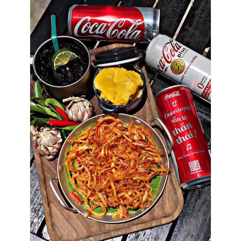 100gr mực sốt bơ tỏi