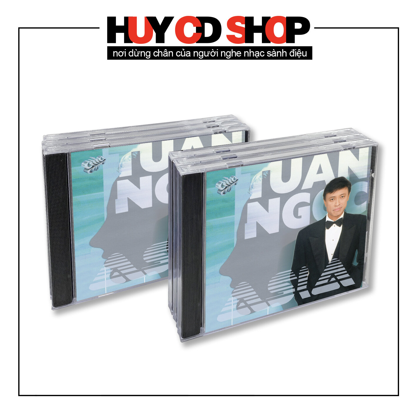 Đĩa CD The best of Tuấn Ngọc in Asia - Nhạc sang trữ tình - Đĩa lòng Trắng