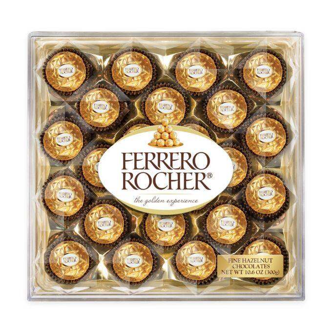 [Date Mới]. Socola (24 viên) Ferrero Rocher hộp 300g - KM