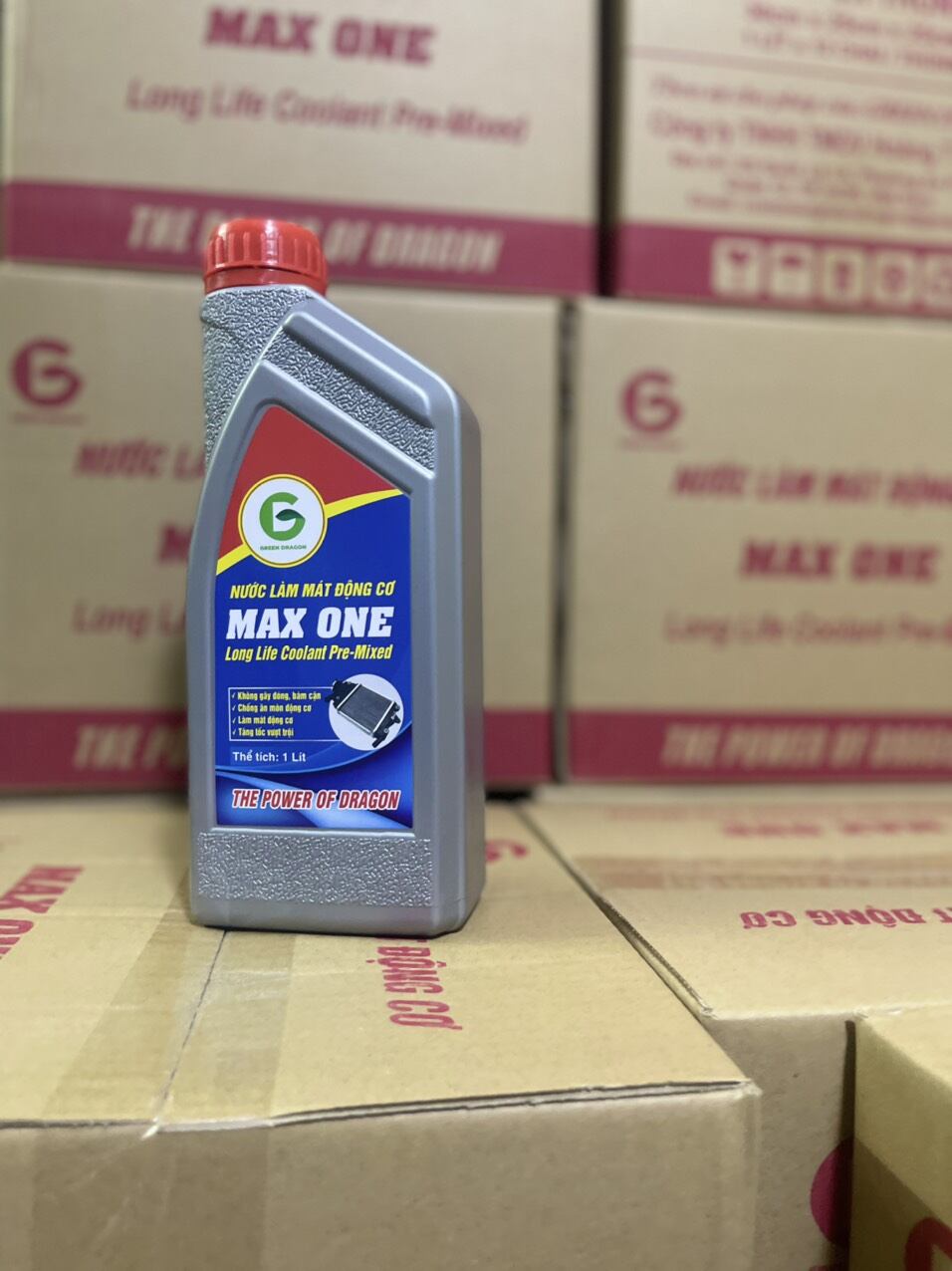 Dung dịch pha sẵn làm mát cho ôtô xe máy max one chính hãng green dragon - ảnh sản phẩm 4