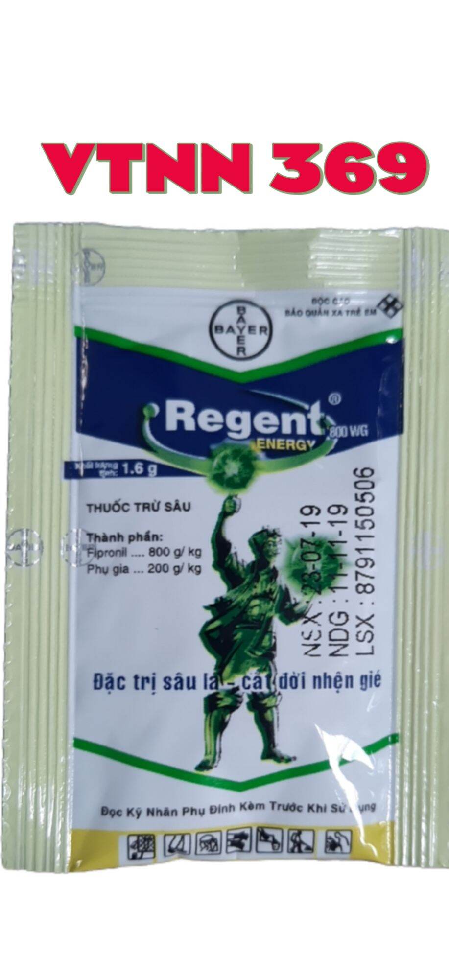 Thuốc 2 Lúa Xanh  Regent 800wg diệt trừ kiến,gián,mối,.... (Gói 1,6g)