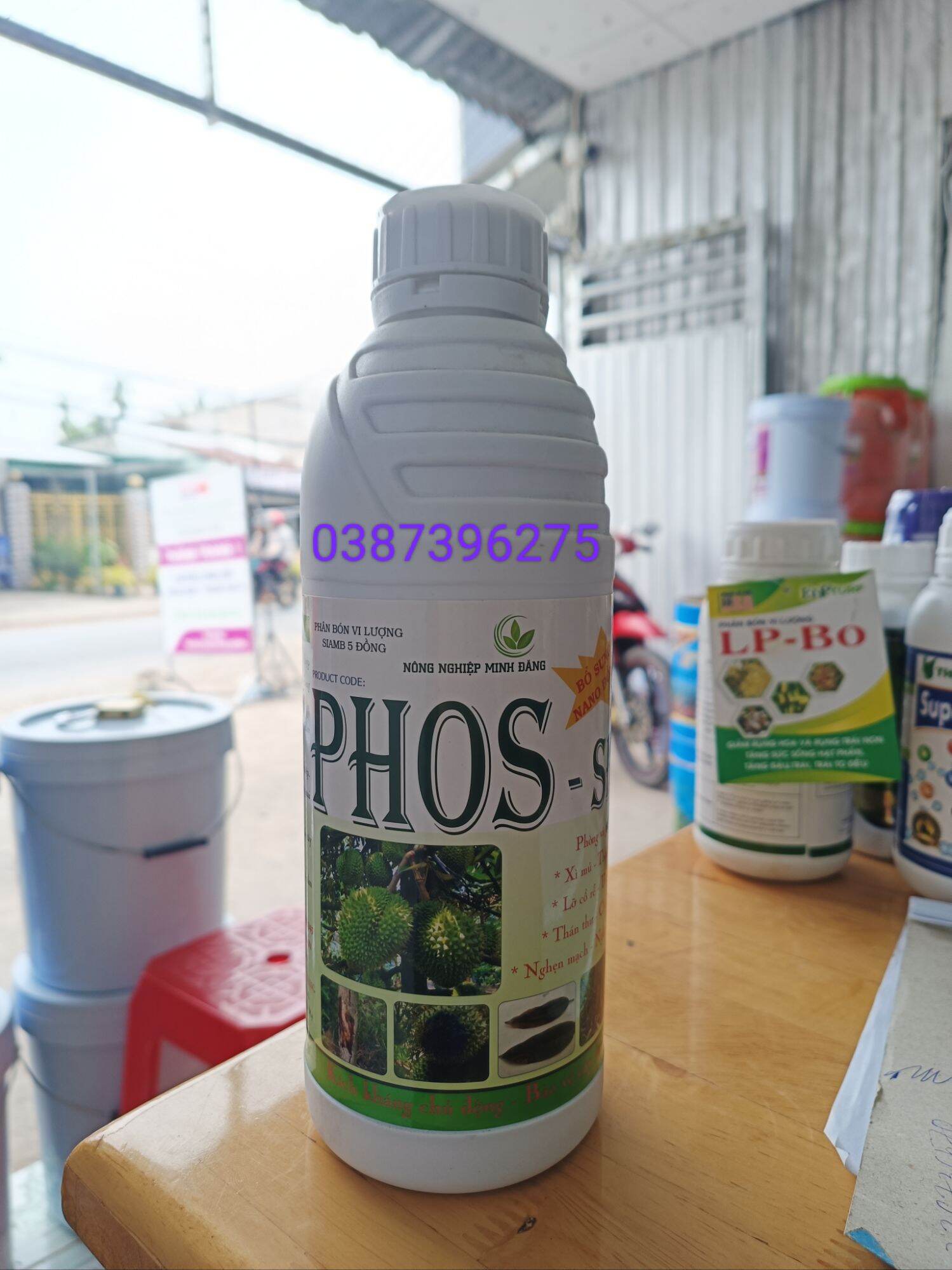 Phân bón vi lượng bổ sung nano đồng - phos-sr - bậc thầy nấm - khuẩn