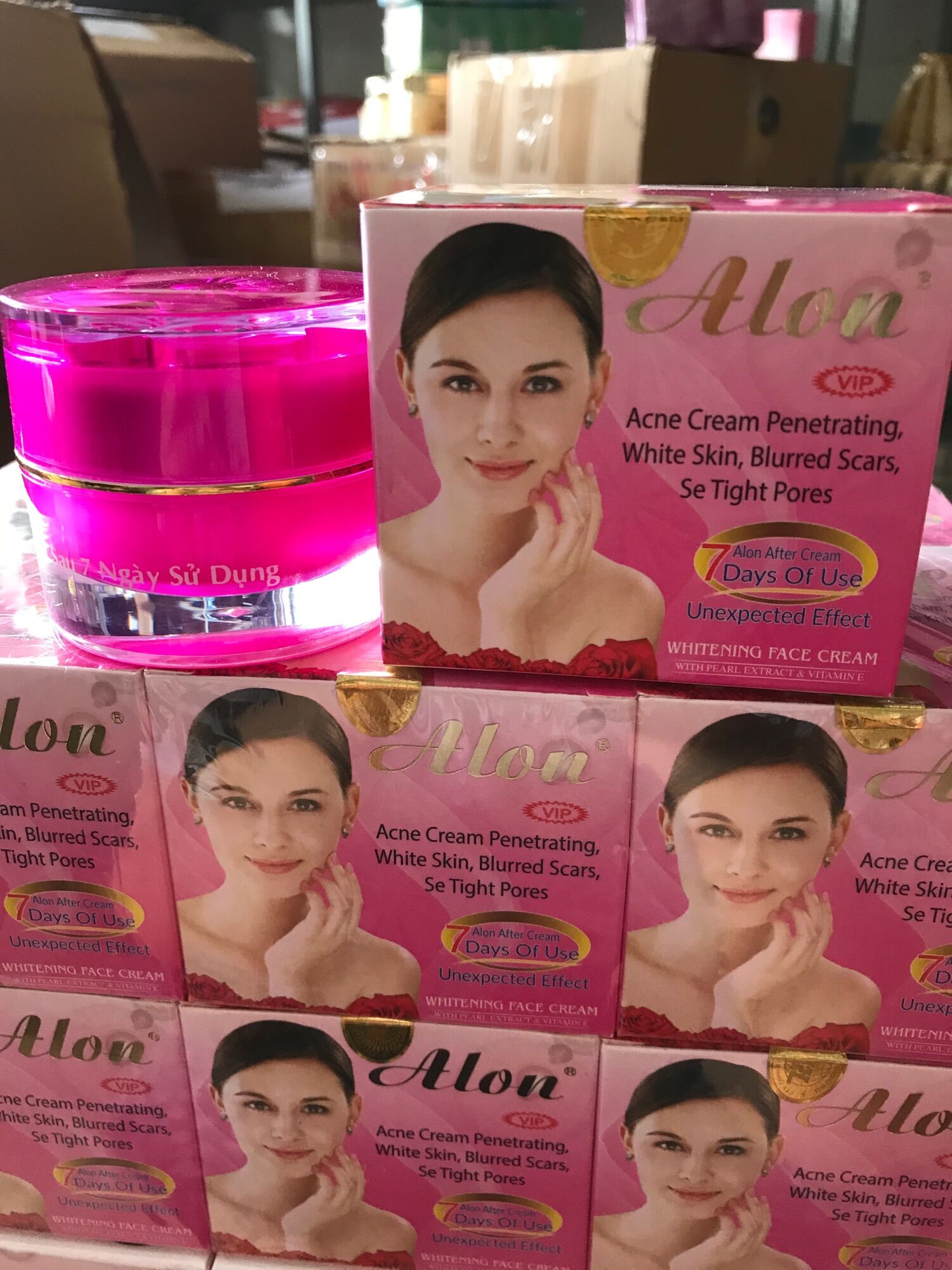 Kem Alon mụn thâm trắng da mờ sẹo 15g