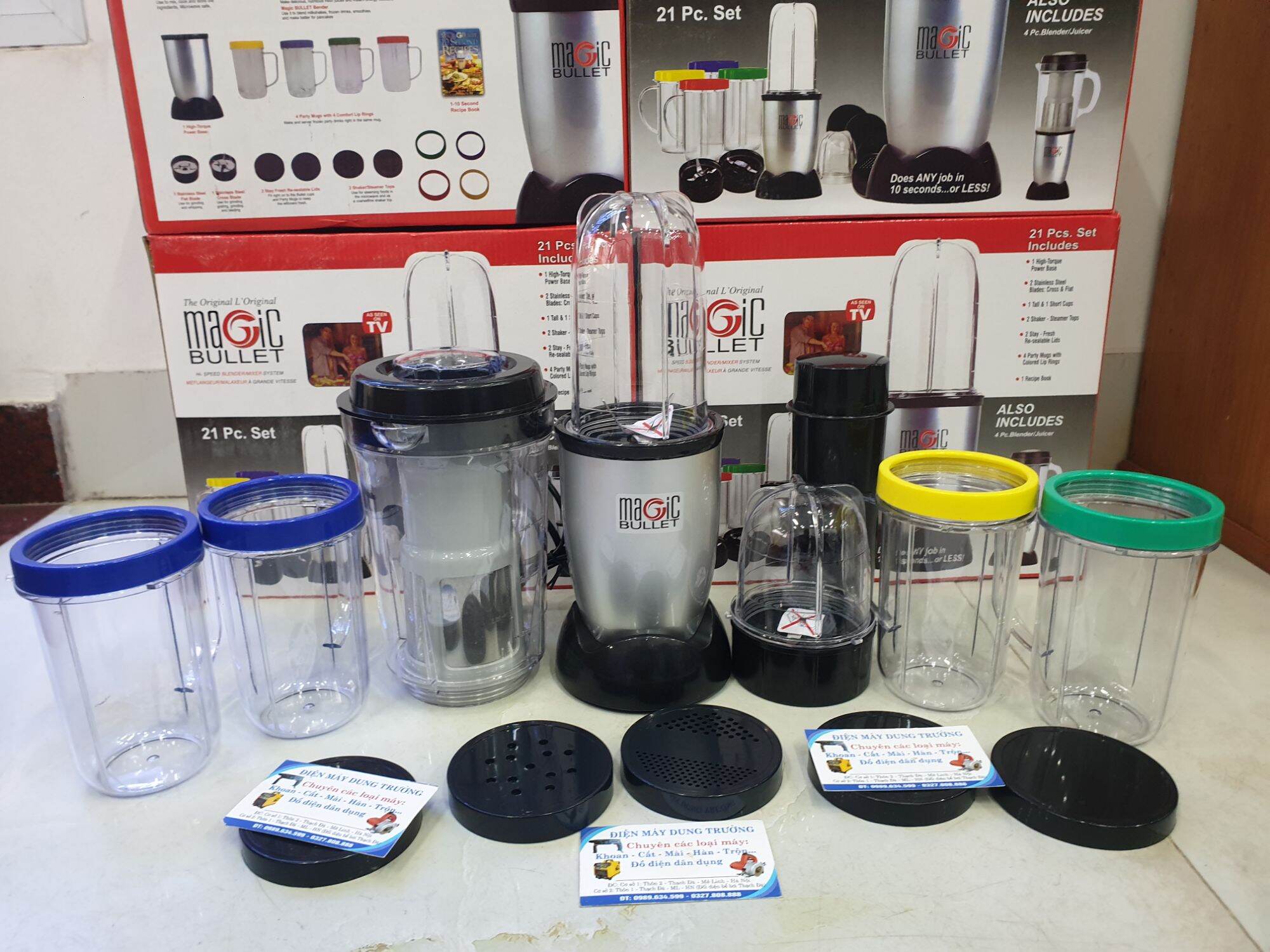 MÁY SAY SINH TỐ ĐA NĂNG MAGIC BULLET  21 PC . Set