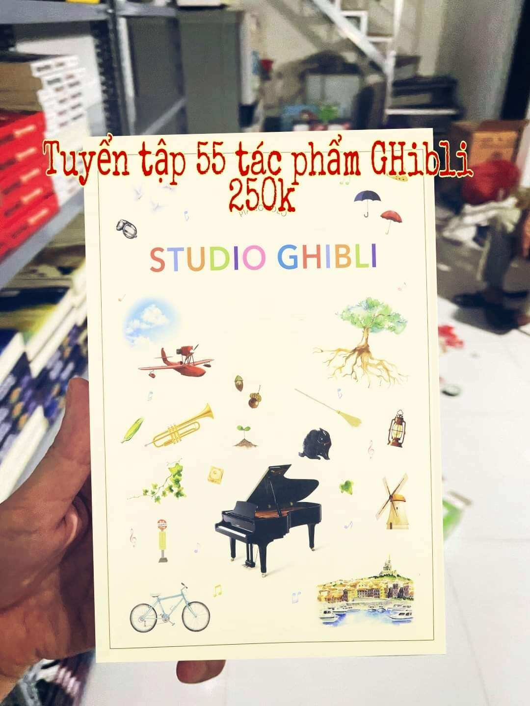 Sách piano solo GHIBLI