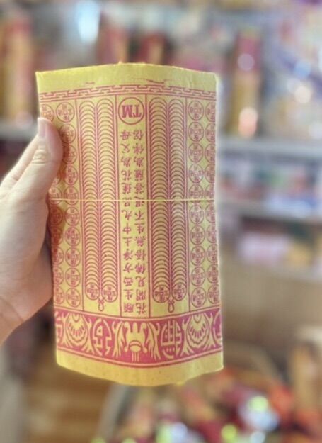 Giấy vàng mã chuỗi vàng