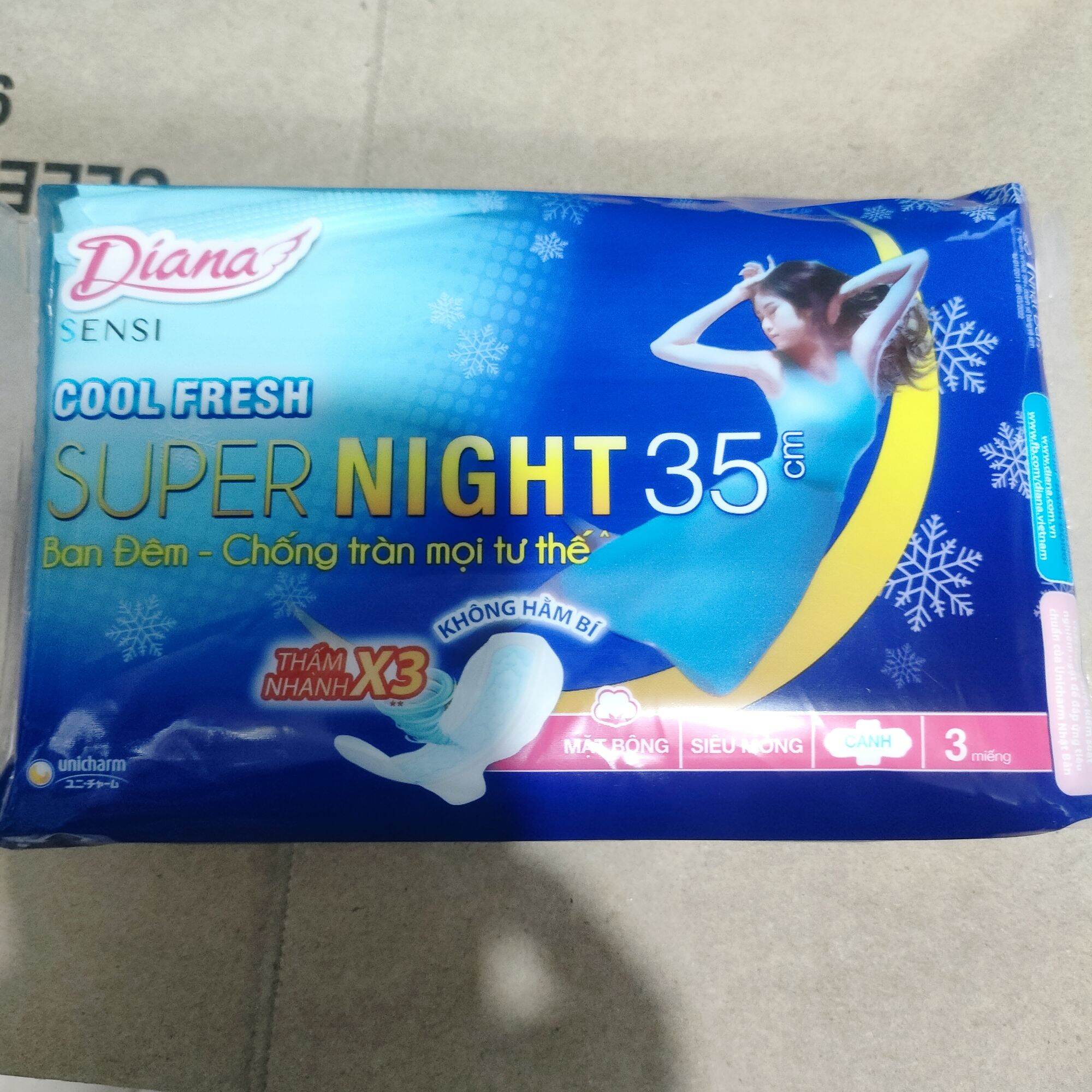 BĂNG VỆ SINH DIANA BAN ĐÊM