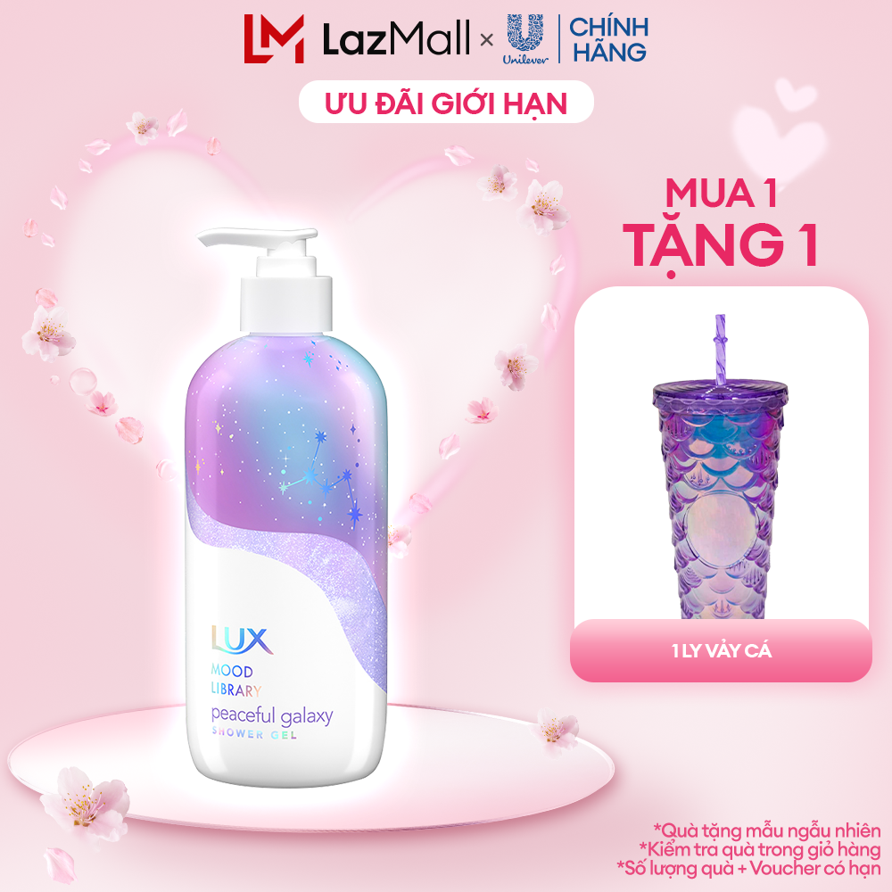 Sữa tắm Lux Mood Library Peaceful Galaxy 470g