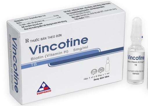 Mọc tóc biotin Vincotine tiêm