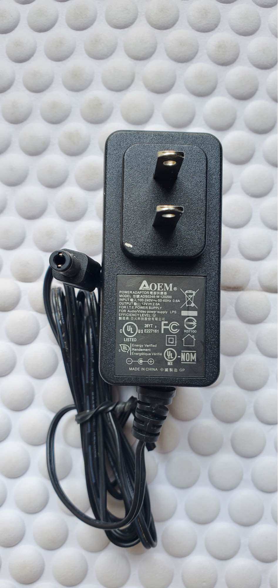 Adapter oem - 12v 2a zin mới 100% chính hãng 12v2a