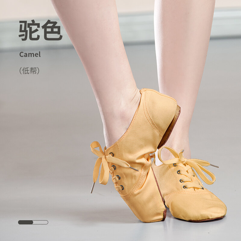 Giày Nhảy Jazz Giày Khiêu Vũ Nam Cao Cổ Giày Luyện Tập Đế Mềm Giày Múa Ba Lê Nhảy Hiện Đại Bốt Nam Nữ Trẻ Em
