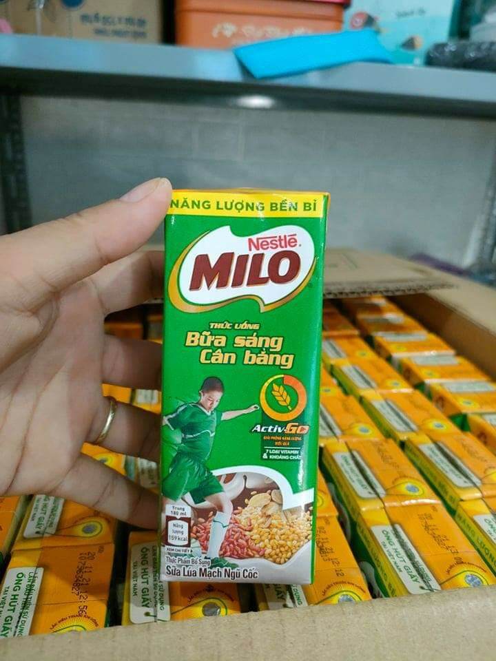 [HCM]SƯA MILO BỮA ĂN SÁNG 180ML ( THÙNG 48H)