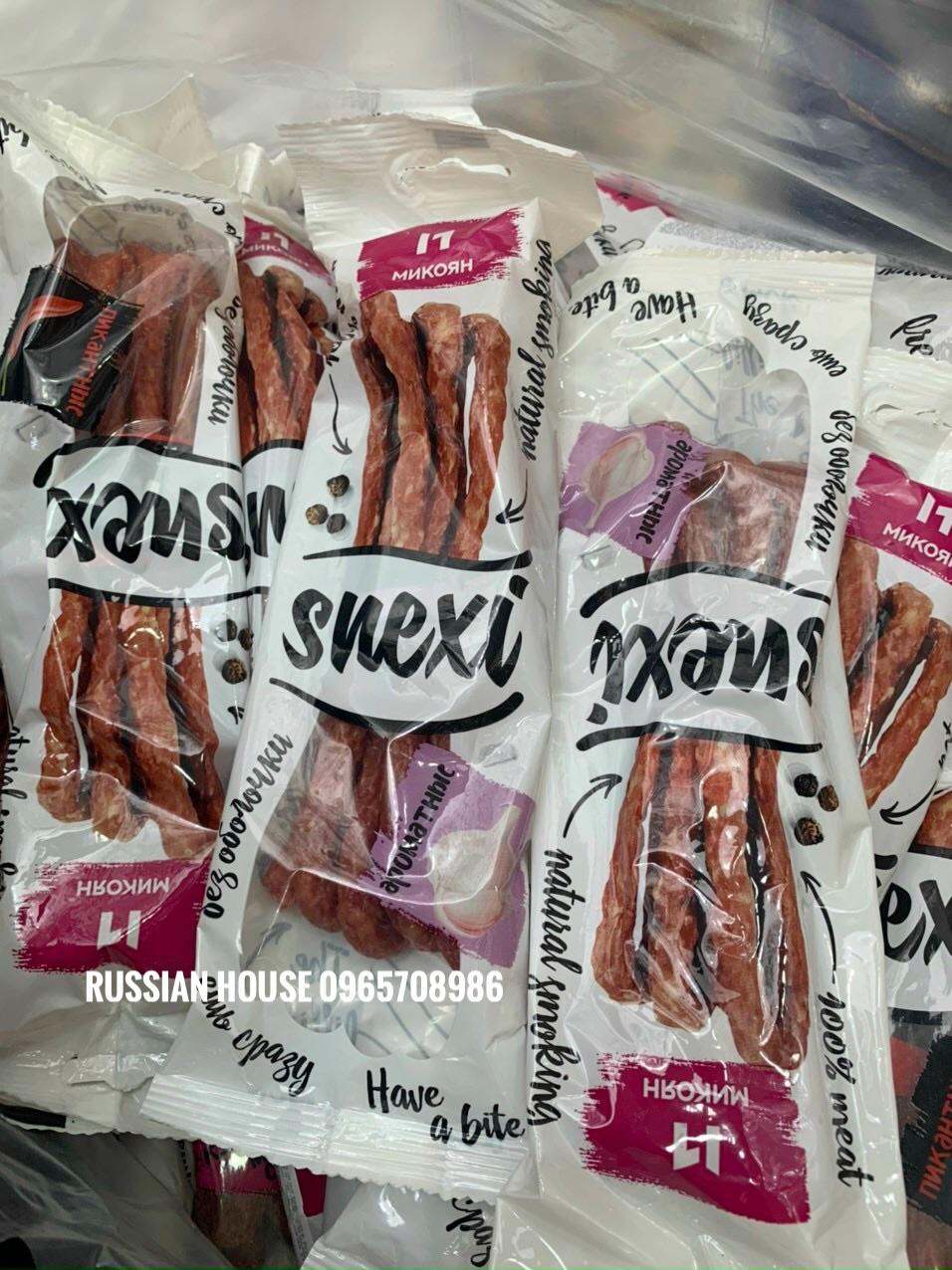 Salami que Snesix của Nga/100g