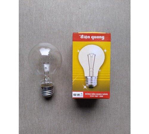 Bóng Đèn Sợi Đốt - Bóng Dây Tóc 60w ĐIỆN QUANG