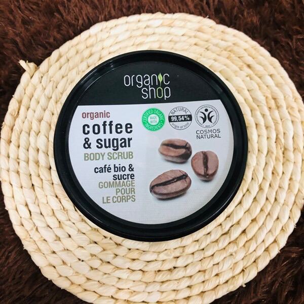 Tẩy Tế Bào Chết Body Organic Shop Organic Coffee &amp; Sugar Nga 250ml