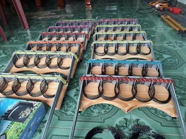 1 bộ thòng bẫy chồn quốc bịp