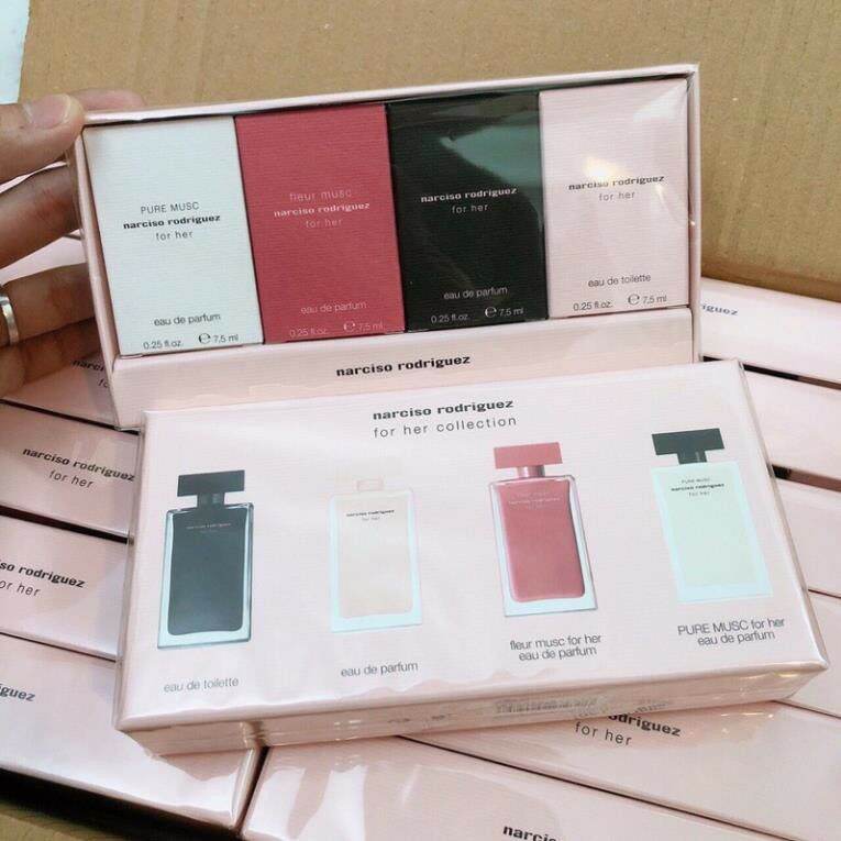 [SET] Sét nước hoa Narciso Rodriguez For Her Collection (7,5ml × 4pcs)
