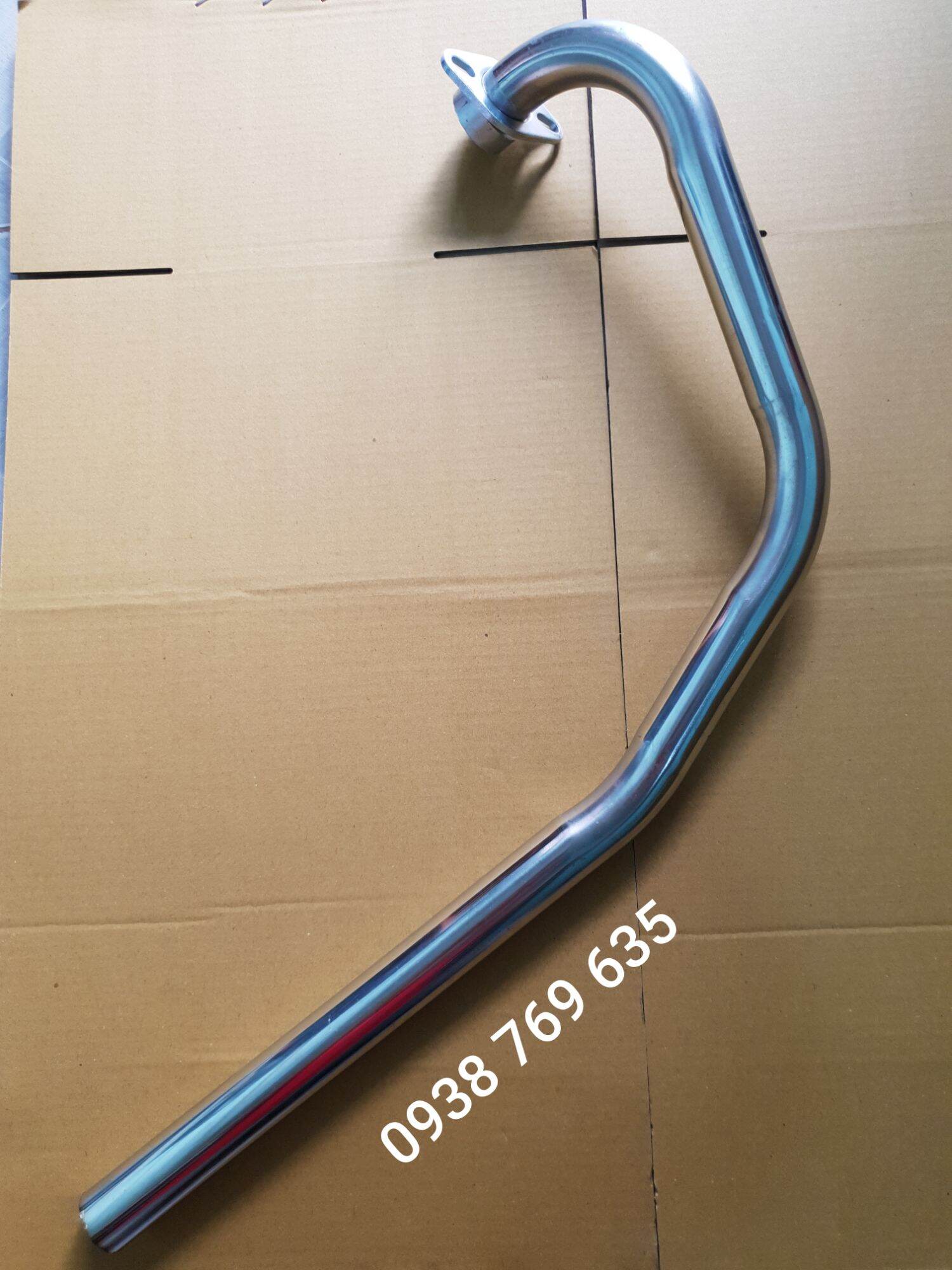 cổ pô GD110 GN125 cổ inox thay thế cổ zin.