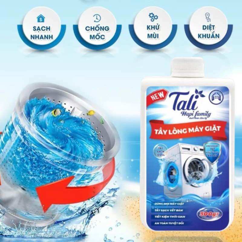 Tẩy lồng máy giặt tali
