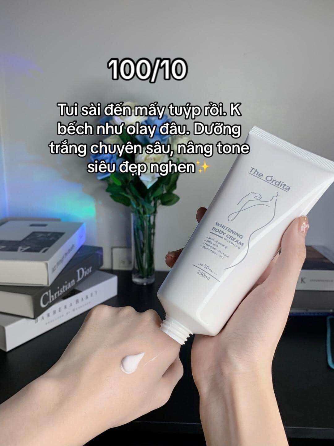 (Tặng mặt nạ) Kem Dưỡng Trắng Da Ordita