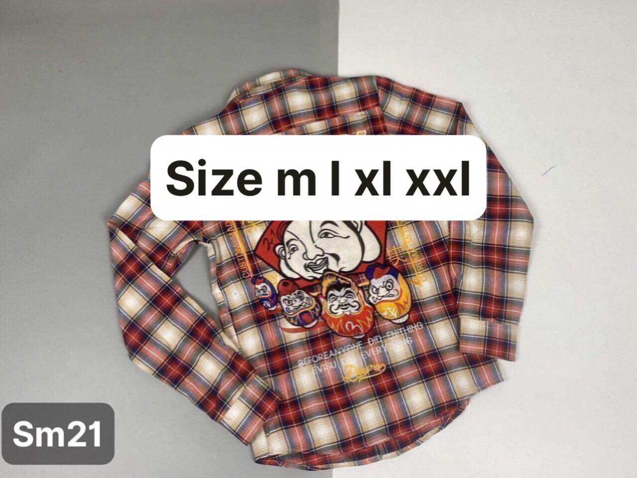 Sơ Mi Nam Kẻ Thêu Hình Hot