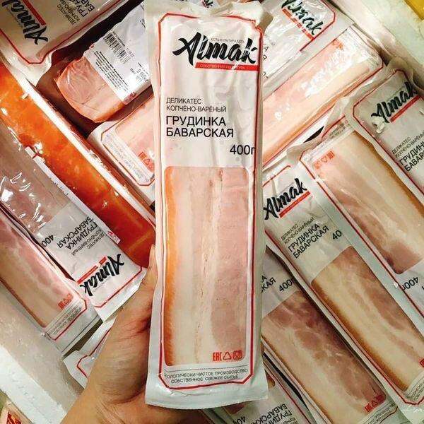 Ba Chỉ Hun Khói Nhập Khẩu Nga 400g